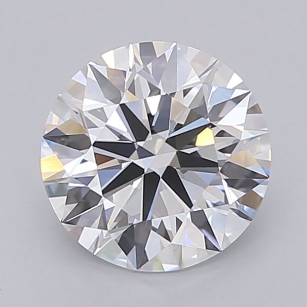 Loose Lab Diamond 2.03ct Round D VVS2 - Ideal IGI: Loose Lab Diamond 2.03ct Round D VVS2 - Ideal IGI Tiffany pendant necklace for women, made of sterling silver 925 and 18K yellow gold, vintage style, measuring 41 cm in circumference with a pendant si