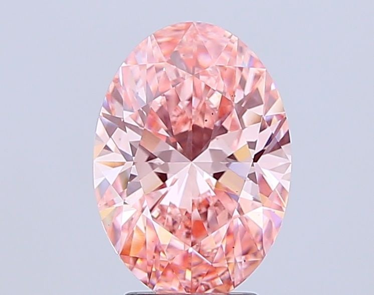 Loose Lab Diamond - IGI Oval 3.73ct Fancy Vivid Orange VS2: Loose Lab Diamond - IGI Oval 3.73ct Fancy Vivid Orange VS2 Loose lab-grown diamond IGI certified, weighing 3.73ct with a Fancy Vivid Orange color and VS2 clarity, measuring 12.33L x 8.74W x 5.54H. Ite