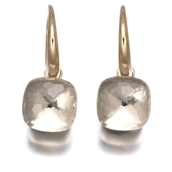 Pomellato Nudo Petit Earrings White Topaz 18K Rose Gold/ WG: Pomellato Nudo Petit Earrings White Topaz 18K Rose Gold/ WG This listing features Pomellato Nudo Petit Earrings White Topaz 18K Rose Gold/ WG. Item specifics are provided below. Item Specifics: Countr