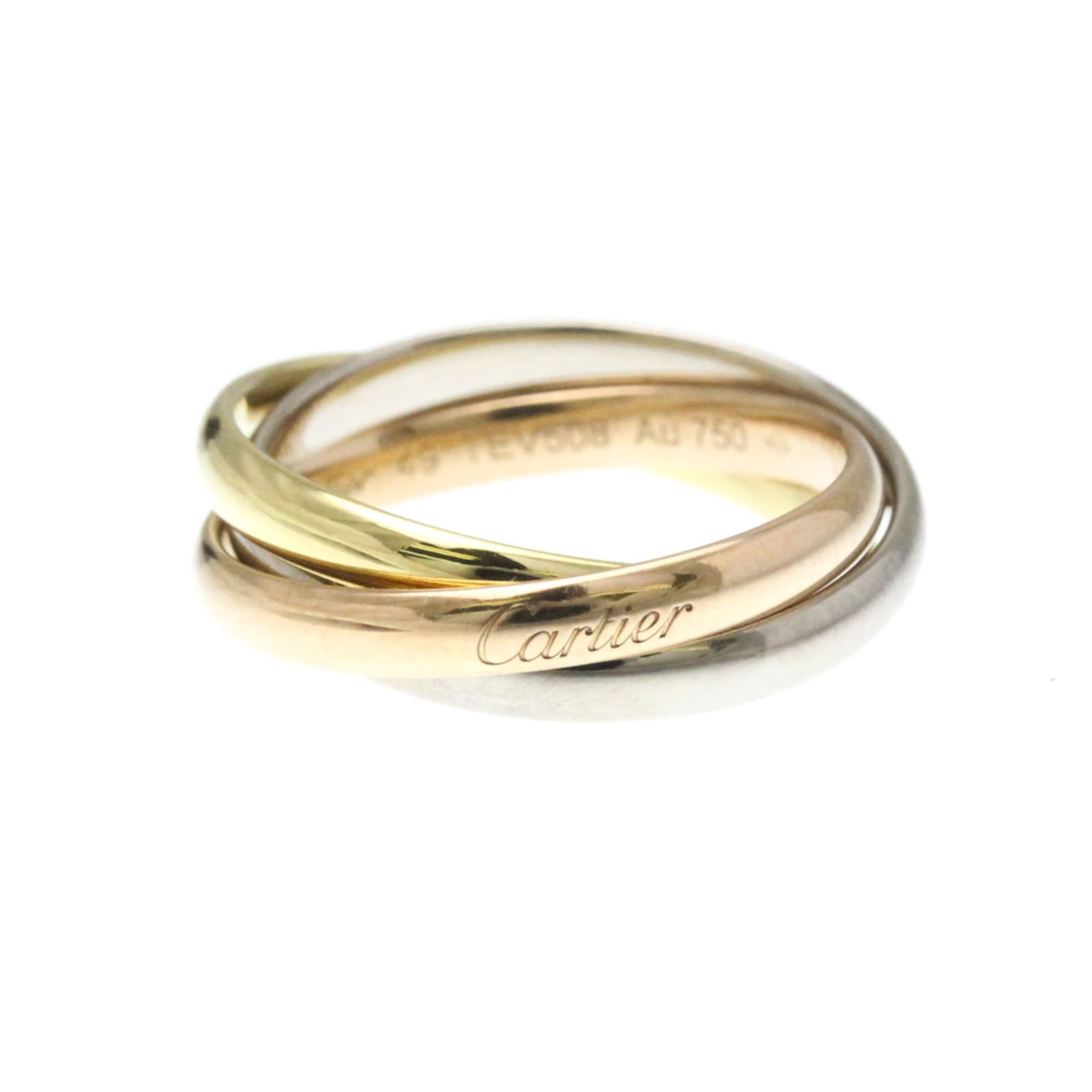 Cartier Band Ring, Pink Gold (18K), White Gold (18K), Yellow Gold (18K) (1 of 8)