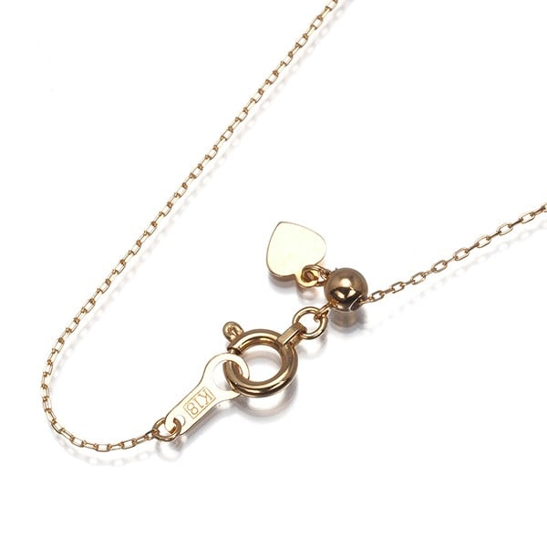 18K 750 Rose Gold Cable Chain Necklace 45Cm (1 of 3)