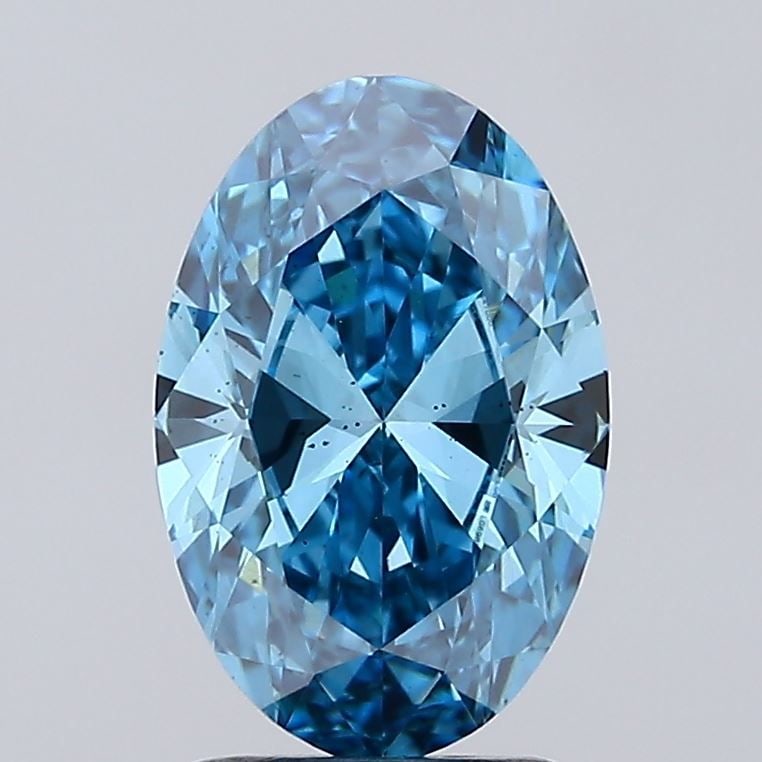 Loose Lab Diamond IGI Oval 1.81ct Fancy Vivid Blue VS2: Loose Lab Diamond IGI Oval 1.81ct Fancy Vivid Blue VS2 This listing features Loose Lab Diamond IGI Oval 1.81ct Fancy Vivid Blue VS2. Item specifics are provided below. Item Specifics: Source: This Is