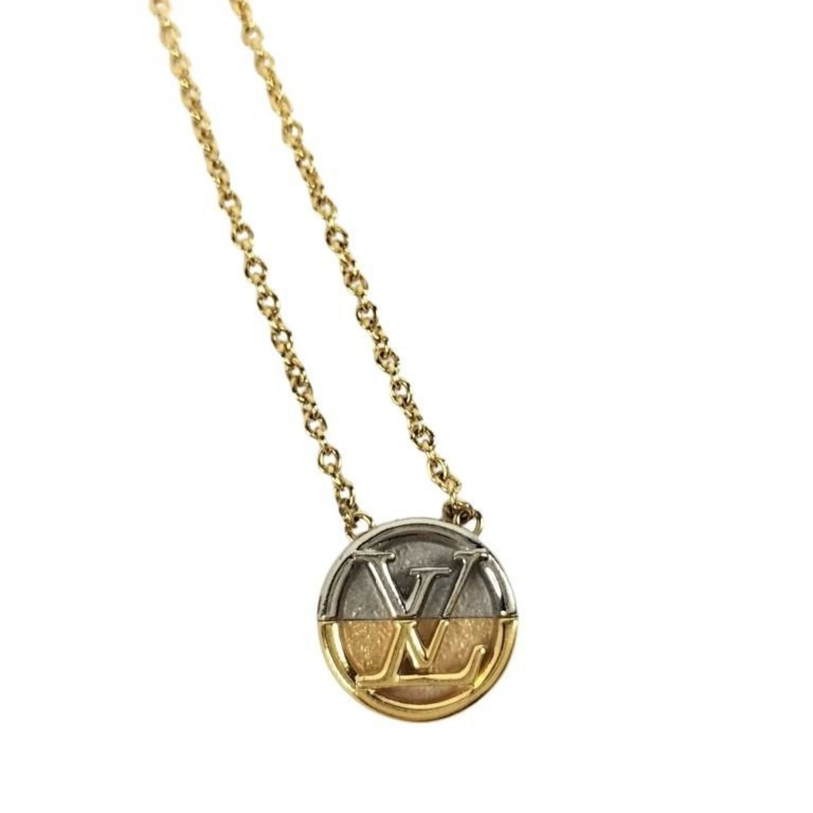Women's LOUIS VUITTON Collier L TO V Necklace M69643 Gold and Silver Metal Men's: Women's LOUIS VUITTON Collier L TO V Necklace M69643 Gold and Silver Metal Men's This listing features Women's LOUIS VUITTON Collier L TO V Necklace M69643 Gold and Silver Metal Men's. Item specifics