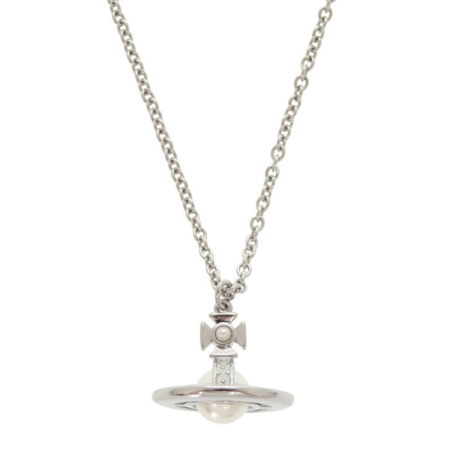 Vivienne Westwood Orb Metal Faux Pearl Necklace 1438: Vivienne Westwood Orb Metal Faux Pearl Necklace 1438 This listing features Vivienne Westwood Orb Metal Faux Pearl Necklace 1438. Item specifics are provided below. Item Specifics: Brand: Vivienne West