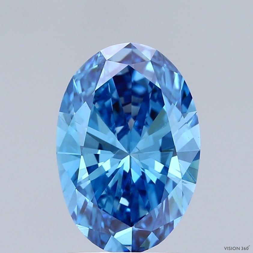 Loose Lab Diamond IGI Oval 2.18ct Fancy Vivid Blue VS2: Loose Lab Diamond IGI Oval 2.18ct Fancy Vivid Blue VS2 This listing features Loose Lab Diamond IGI Oval 2.18ct Fancy Vivid Blue VS2. Item specifics are provided below. Item Specifics: Source: This