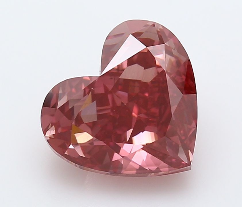 Loose Lab Diamond IGI Heart 4.4ct Fancy Vivid Pink VVS2 (1 of 1)
