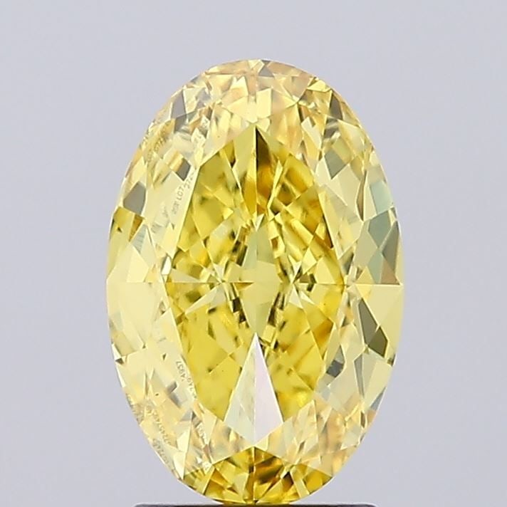 IGI 2.37ct Oval Fancy Vivid Yellow VS1 Loose Lab Diamond: IGI 2.37ct Oval Fancy Vivid Yellow VS1 Loose Lab Diamond This listing features IGI 2.37ct Oval Fancy Vivid Yellow VS1 Loose Lab Diamond. Item specifics are provided below. Item Specifics: Source: