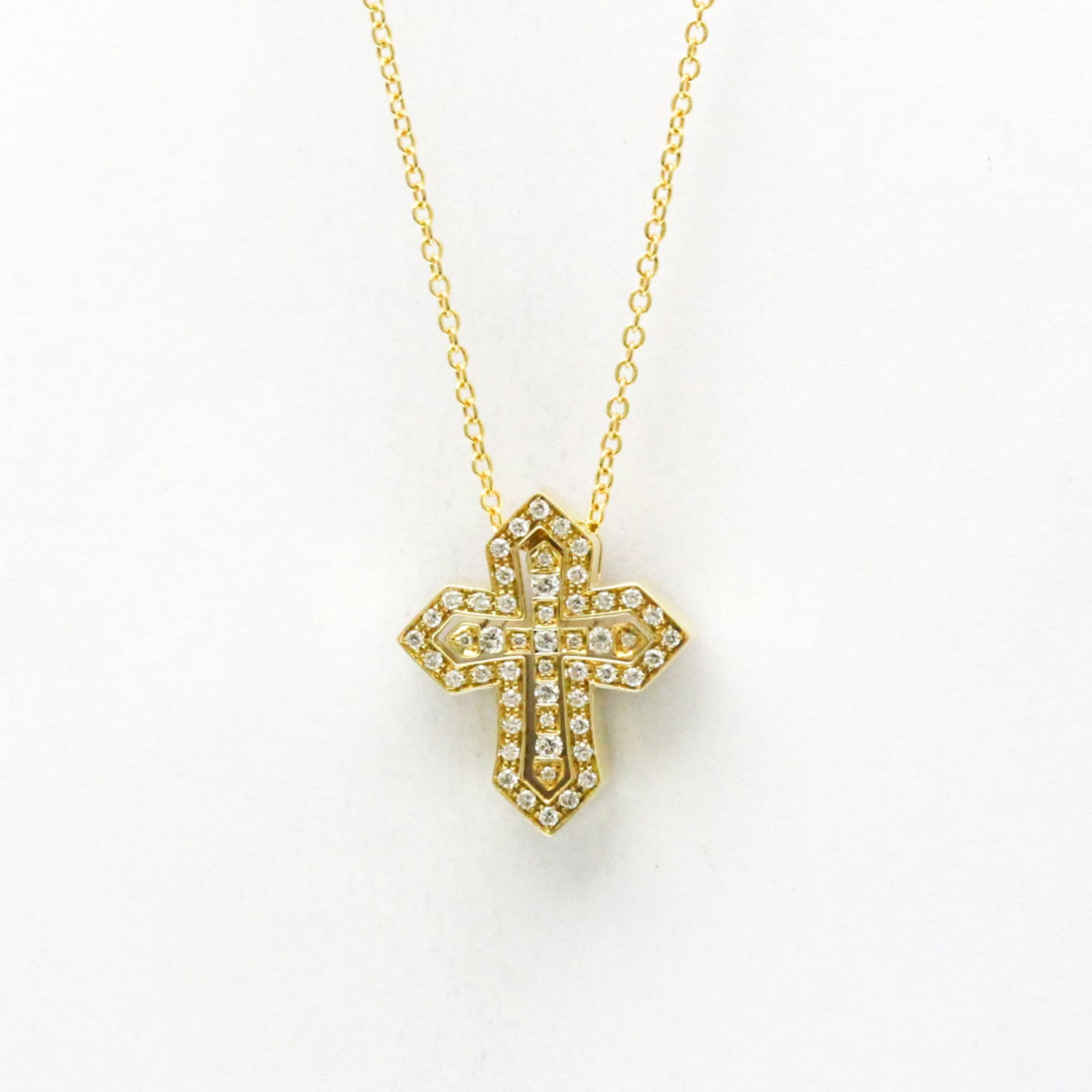 Women Fashion Pendant Necklace (Gold) - Damiani Belle Epoque Crown Necklace - Size Small Yellow (1 of 20)