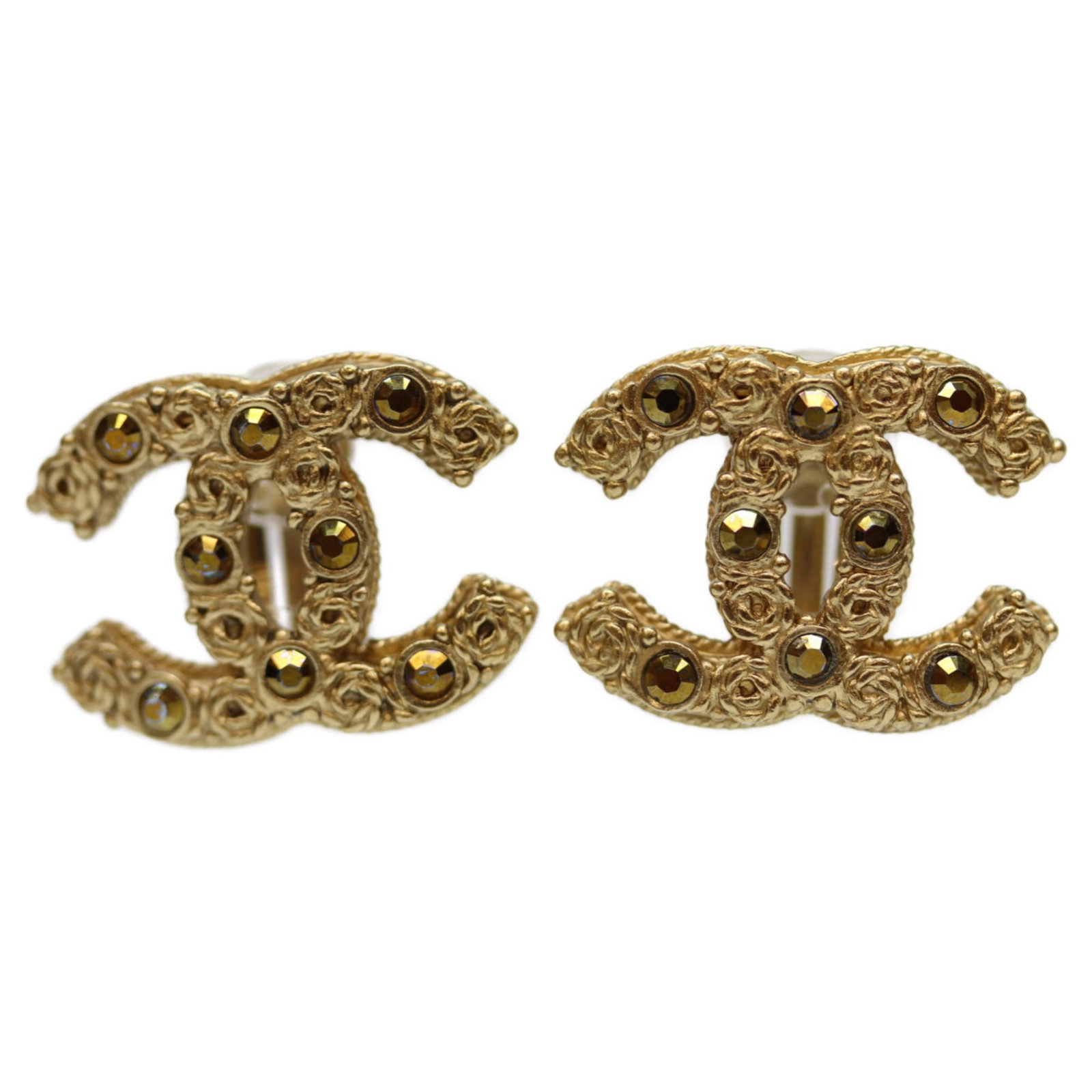 Chanel Metal Clip Earrings (1 of 5)