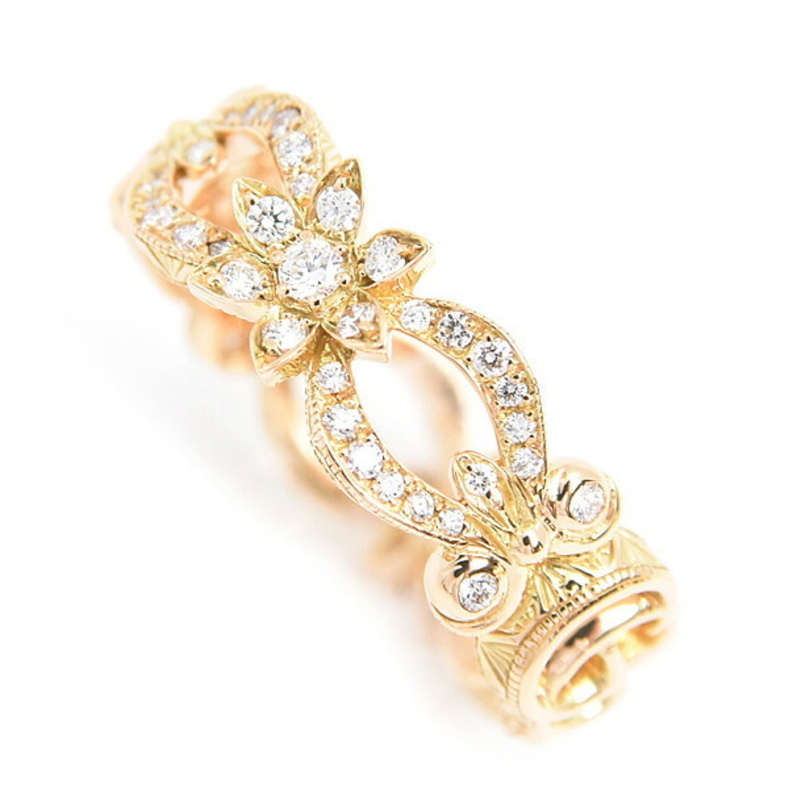 Gucci 18K Yellow Gold Band Ring (1 of 8)