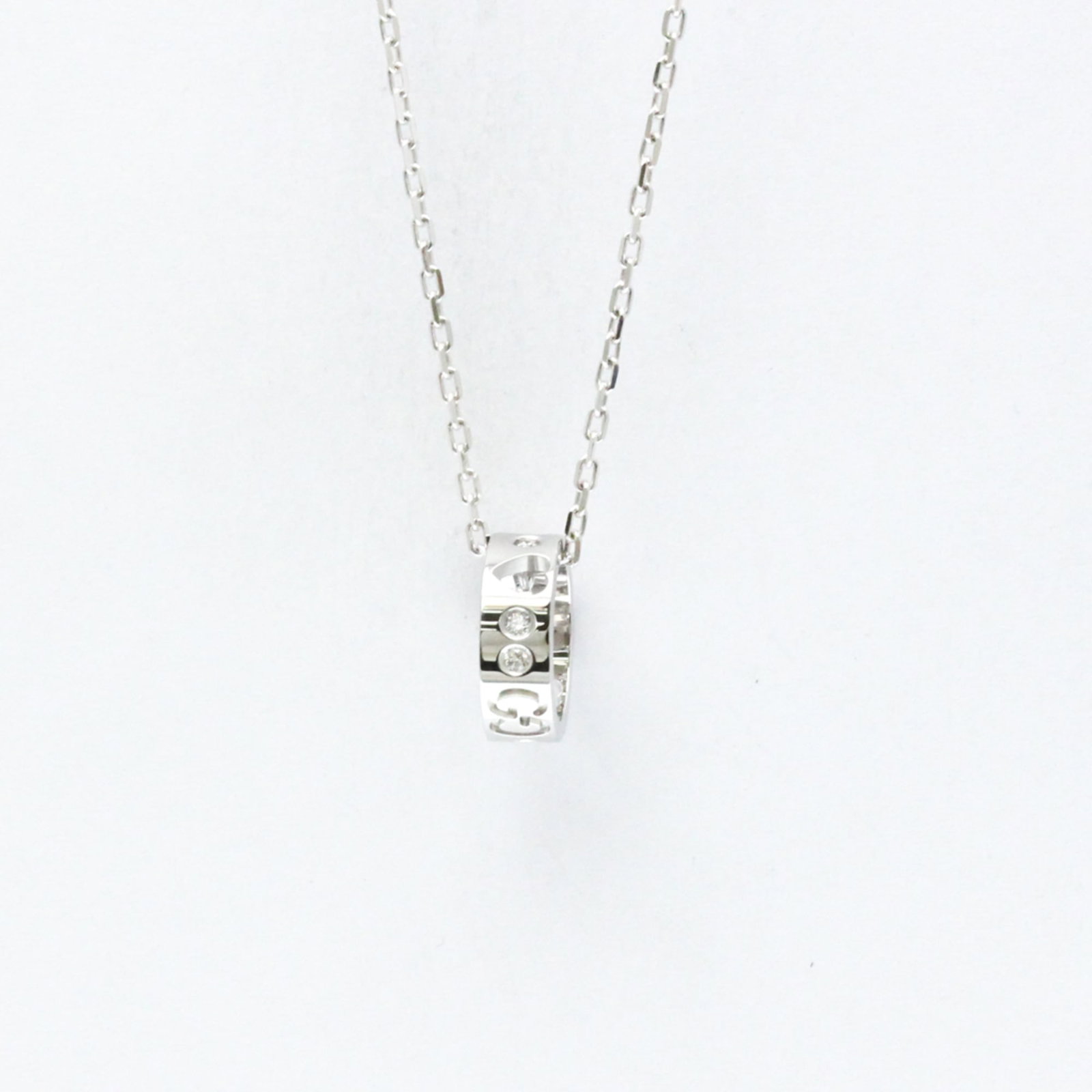 Women Fashion Pendant Necklace (Silver) - Gucci Icon Amor Diamond Necklace White Gold (18K) Diamond: Women Fashion Pendant Necklace (Silver) - Gucci Icon Amor Diamond Necklace White Gold (18K) Diamond Men This listing features Women Fashion Pendant Necklace (Silver) - Gucci Icon Amor Diamond Necklace