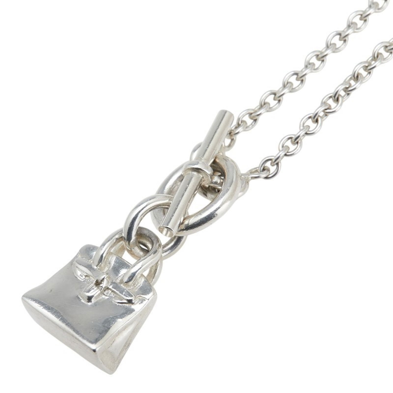 HERMES Birkin Amulet Toggle Necklace SV925 Silver Women's: HERMES Birkin Amulet Toggle Necklace SV925 Silver Women's This listing features HERMES Birkin Amulet Toggle Necklace SV925 Silver Women's. Item specifics are provided below. Item Specifics: Brand: