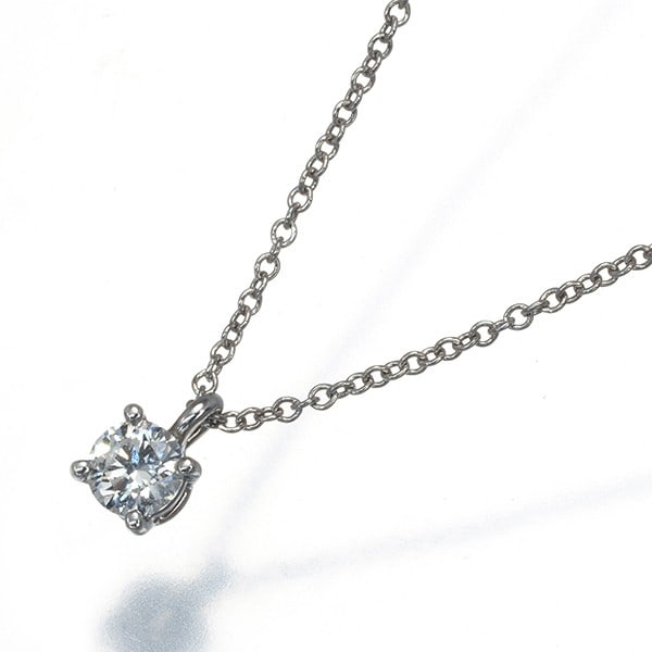Platinum Tiffany&Co. Necklace Diamond 0.22Ct Solitaire 950: Platinum Tiffany&Co. Necklace Diamond 0.22Ct Solitaire 950 This listing features Platinum Tiffany&Co. Necklace Diamond 0.22Ct Solitaire 950. Item specifics are provided below. Item Specifics: Country