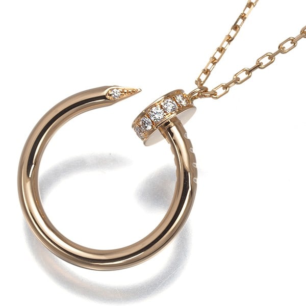 Gold Cartier Necklace Diamond Juste Un Clou 18K 750 Rose: Gold Cartier Necklace Diamond Juste Un Clou 18K 750 Rose This listing features Gold Cartier Necklace Diamond Juste Un Clou 18K 750 Rose. Item specifics are provided below. Item Specifics: Country Of