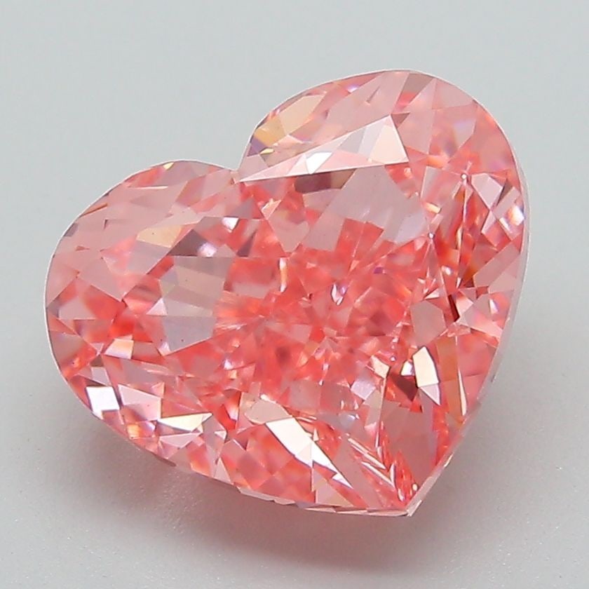 Loose Lab Diamond - IGI Heart 4.03ct Fancy Vivid Pink VS1 (1 of 1)