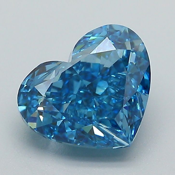 Loose Lab Diamond - IGI Heart 2.13ct Fancy Vivid Blue VS1 (1 of 1)
