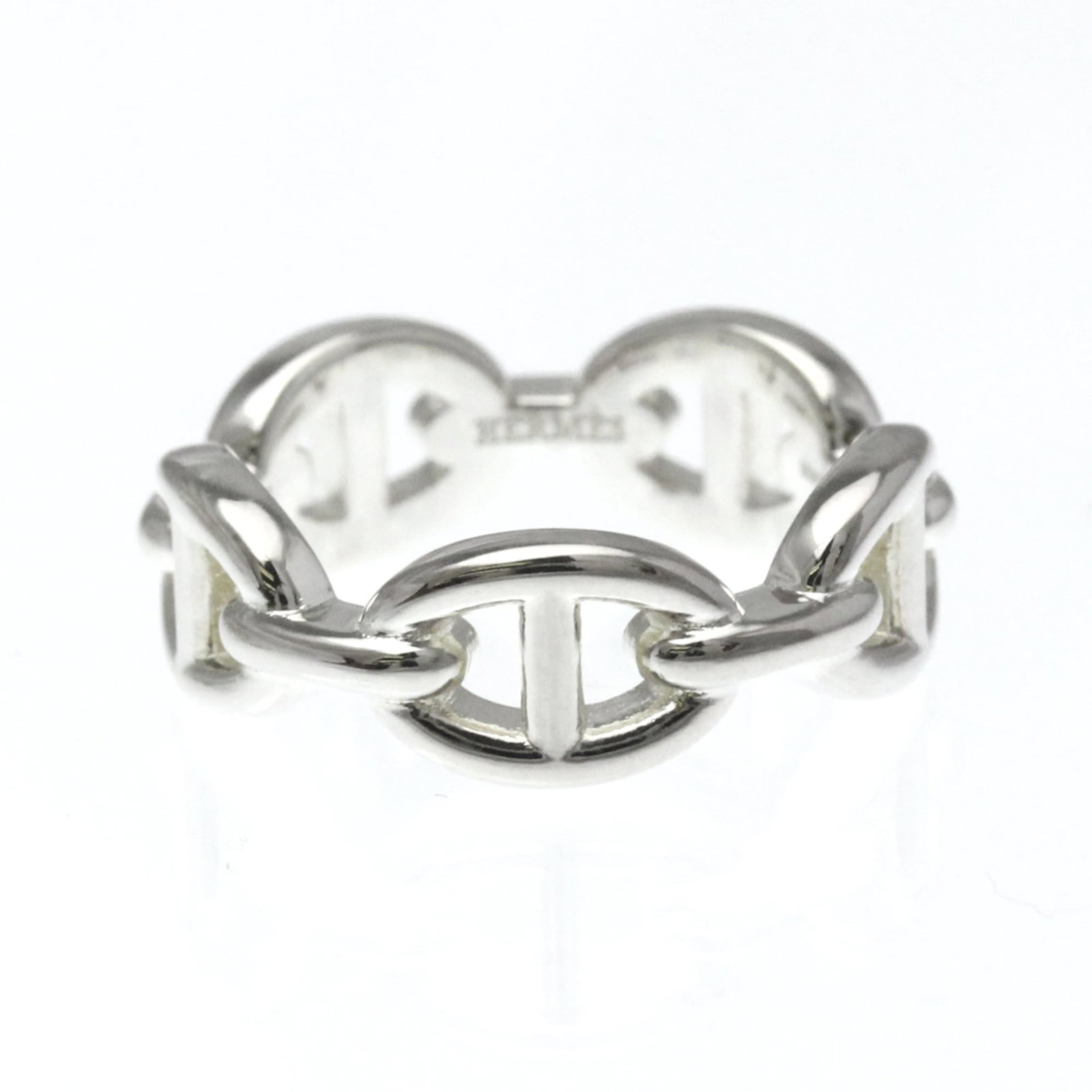 Silver Hermes Band Ring (1 of 11)