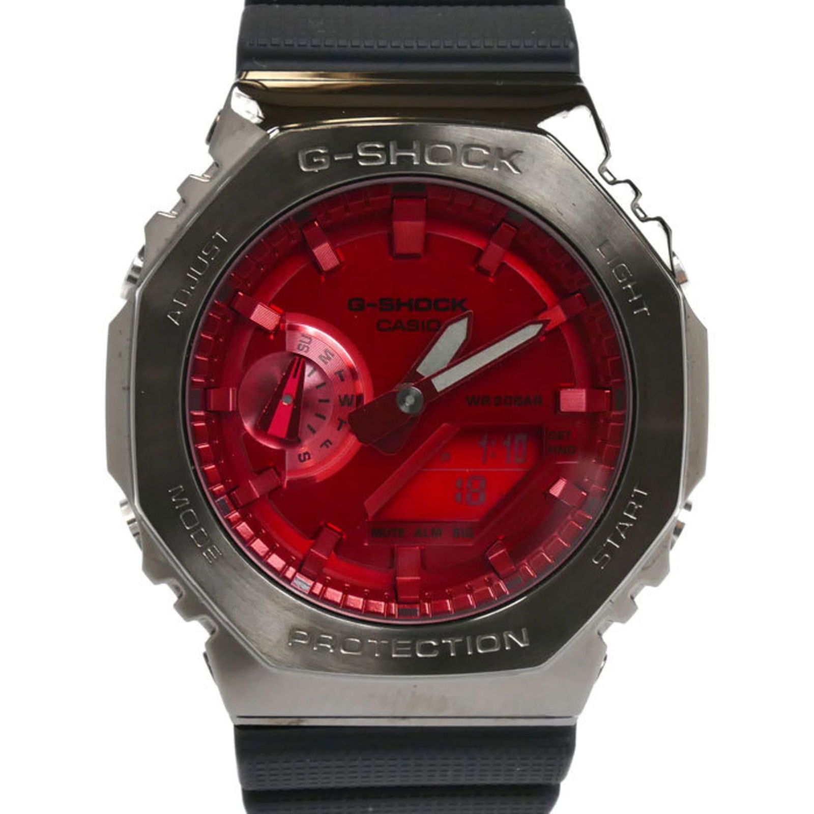 Wristwatch Casio: Wristwatch Casio This listing features Wristwatch Casio. Item specifics are provided below. Item Specifics: Brand: Casio Type: Wristwatch Gender: Men Material (Case): Stainless Steel Color (Dial): Red
