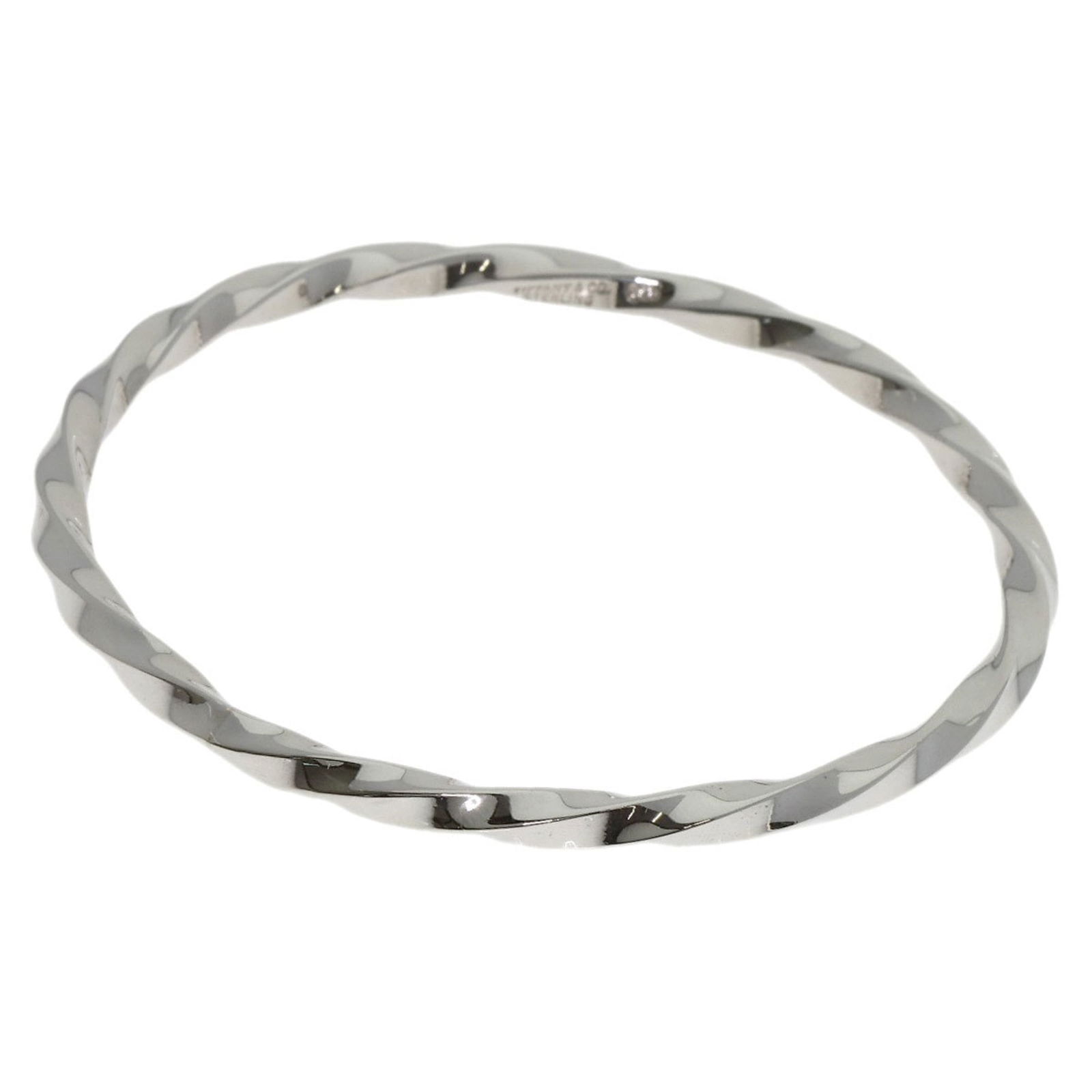 Silver Tiffany Bangle: Silver Tiffany Bangle This listing features Silver Tiffany Bangle. Item specifics are provided below. Item Specifics: Brand: Tiffany Type: Bangle Gender: Women Material: Silver Color: Silver Length: 1