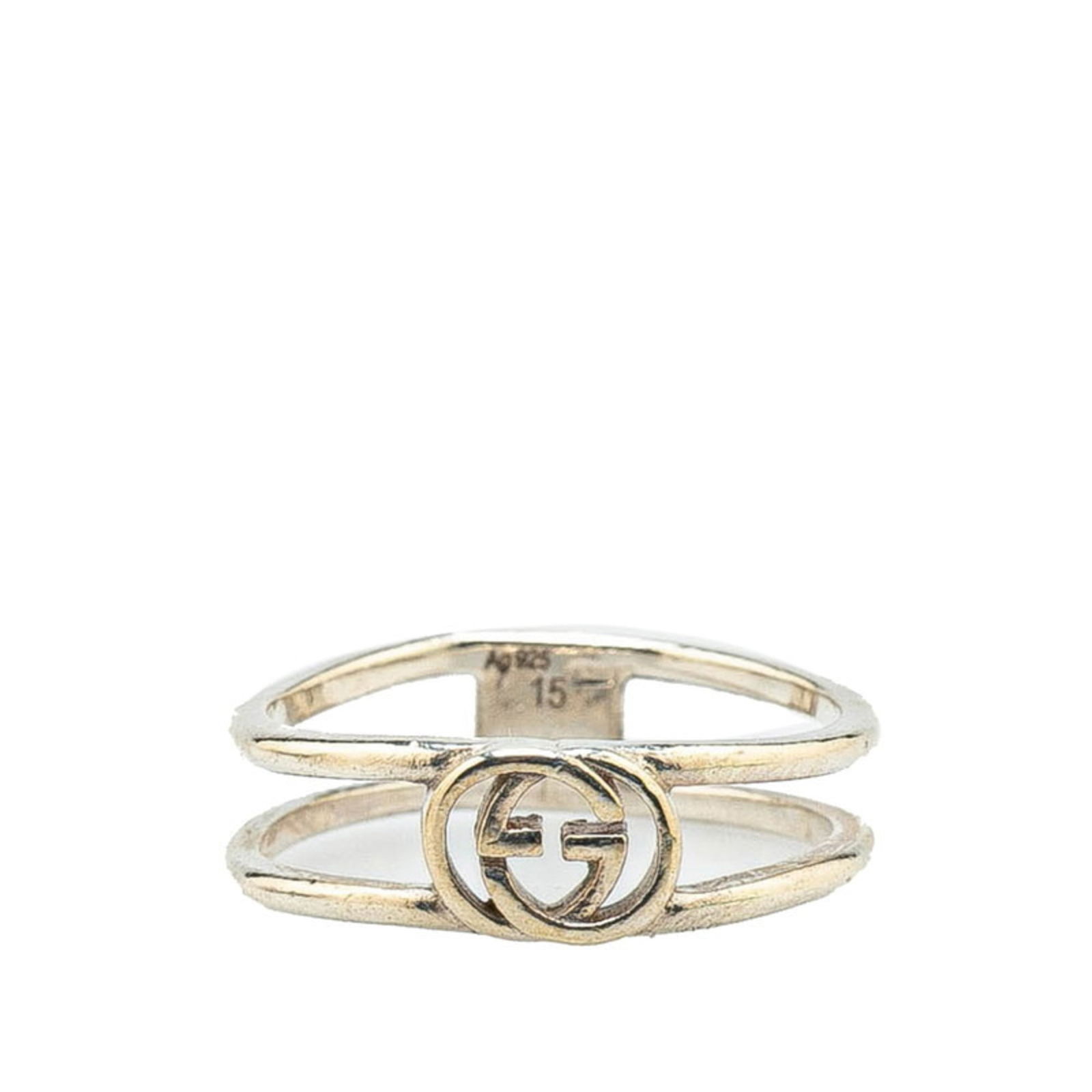 Silver 925 Gucci Band Ring: Silver 925 Gucci Band Ring This listing features Silver 925 Gucci Band Ring. Item specifics are provided below. Item Specifics: Brand: Gucci Type: Band Ring Gender: Women Material: Silver 925 Us Size: