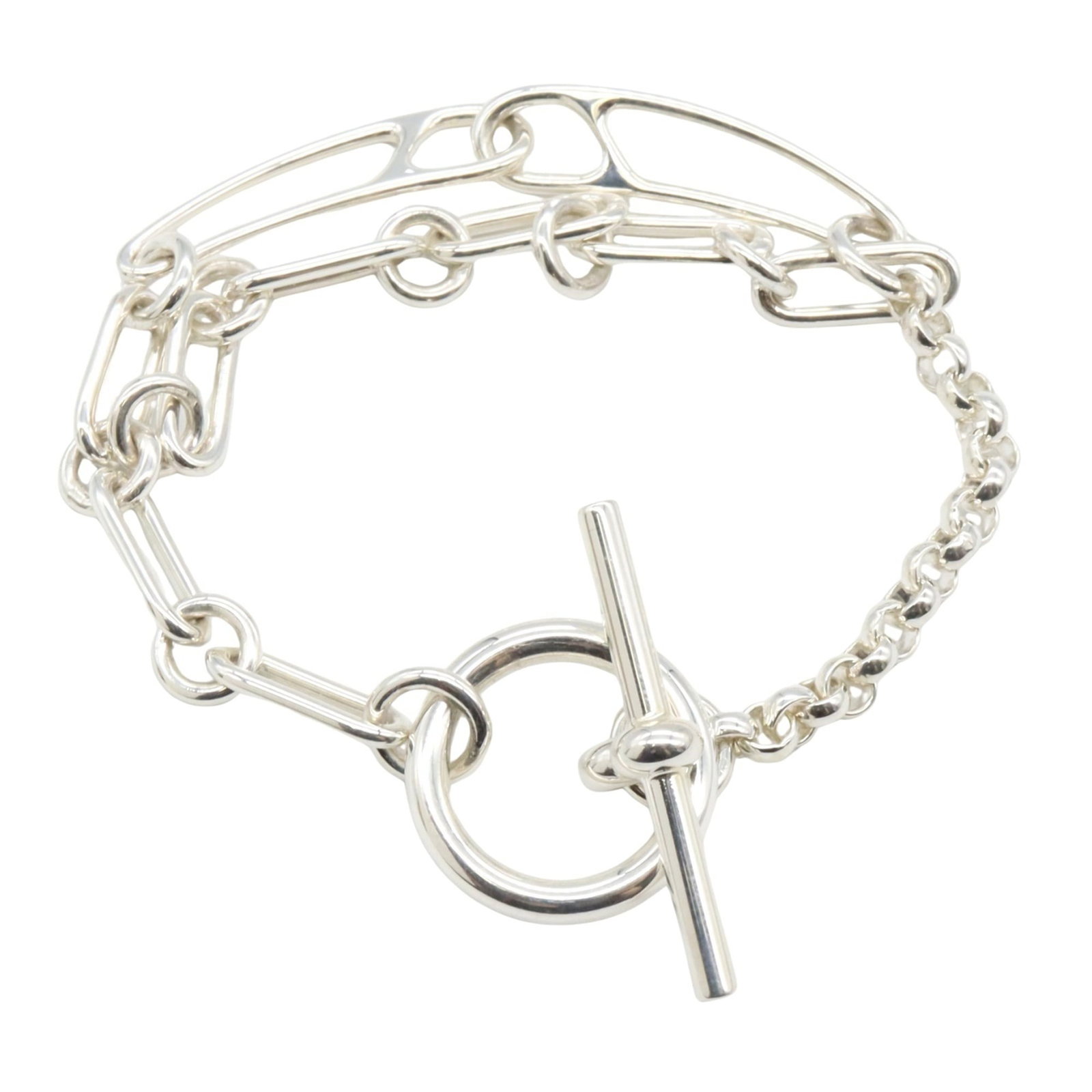 Silver 925 Hermes Charm Bracelet (1 of 7)