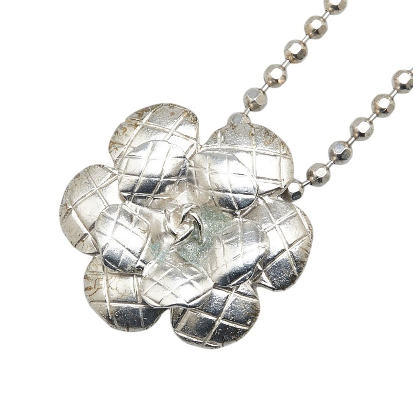 Women CHANEL Camellia Necklace in Silver Metal for: Women CHANEL Camellia Necklace in Silver Metal for This listing features Women CHANEL Camellia Necklace in Silver Metal for. Item specifics are provided below. Item Specifics: Brand: Chanel Necklace T