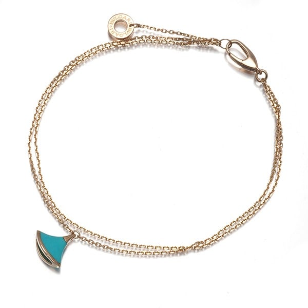 Gold Bvlgari Bracelet Turquoise Divas' Dream 18K 750 Rose: Gold Bvlgari Bracelet Turquoise Divas' Dream 18K 750 Rose This listing features Gold Bvlgari Bracelet Turquoise Divas' Dream 18K 750 Rose. Item specifics are provided below. Item Specifics: Country Of