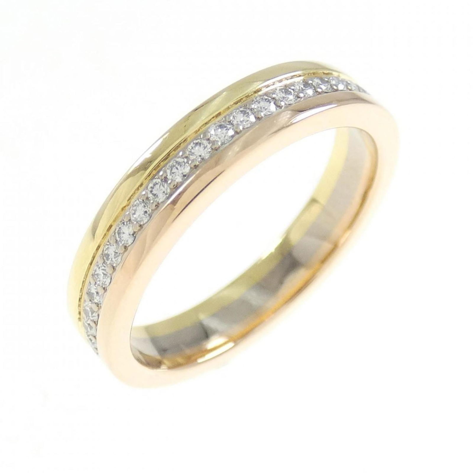 Cartier Band Ring, Pink Gold (18K), White Gold (18K), Yellow Gold (18K) (1 of 4)