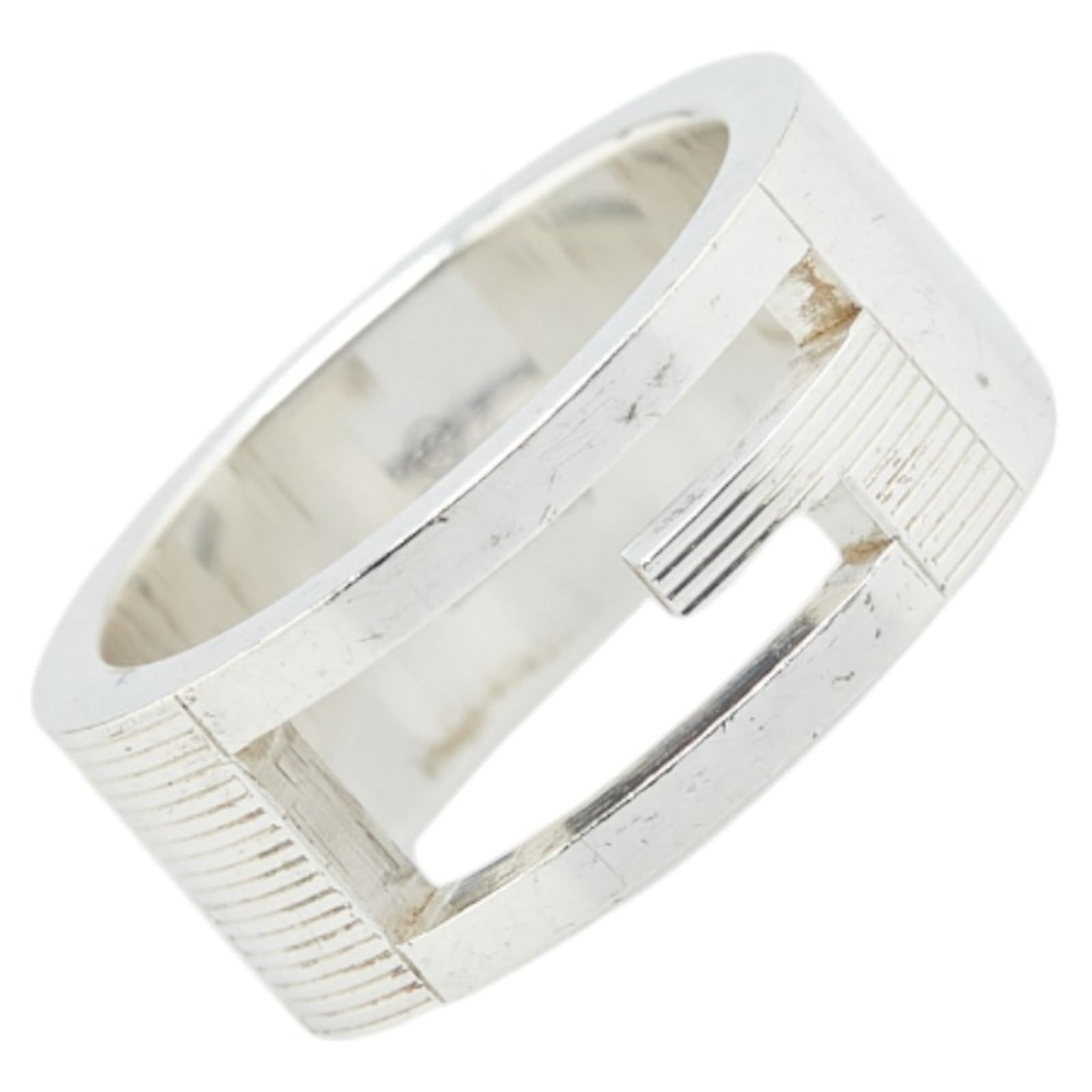 Silver 925 Gucci Band Ring (1 of 8)