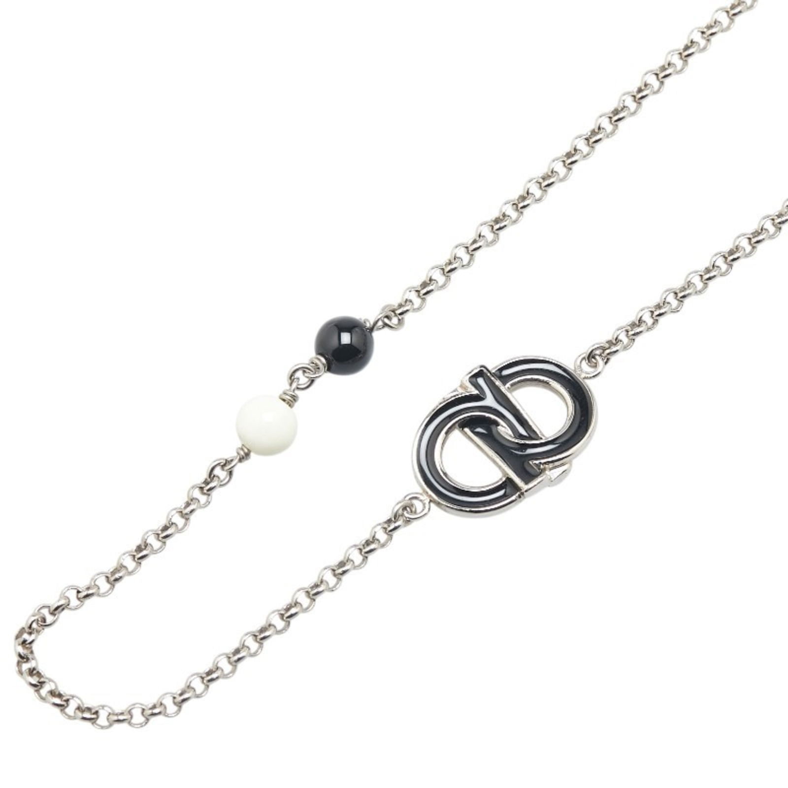 and white metal for women. - Salvatore Ferragamo Gancini long necklace in silver - black: and white metal for women. - Salvatore Ferragamo Gancini long necklace in silver - black This listing features and white metal for women. - Salvatore Ferragamo Gancini long necklace in silver - black.