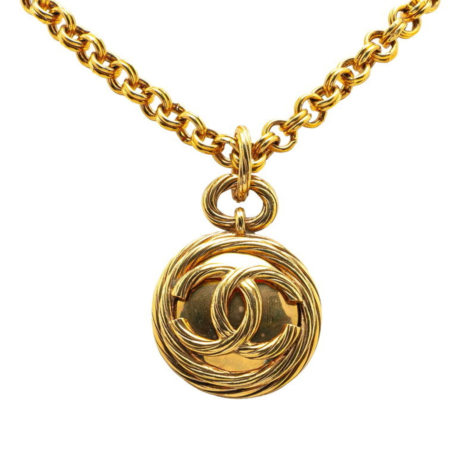 Women's - Vintage Chanel Coco Mark Mirror Chain Pendant Necklace - Gold Plated: Women's - Vintage Chanel Coco Mark Mirror Chain Pendant Necklace - Gold Plated This listing features Women's - Vintage Chanel Coco Mark Mirror Chain Pendant Necklace - Gold Plated. Item specifics are