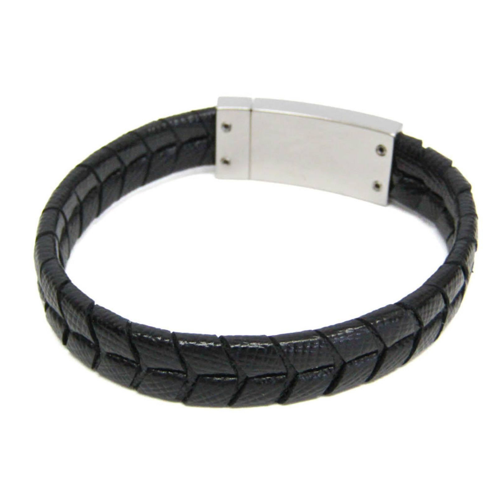 Leather Prada Bangle - 3