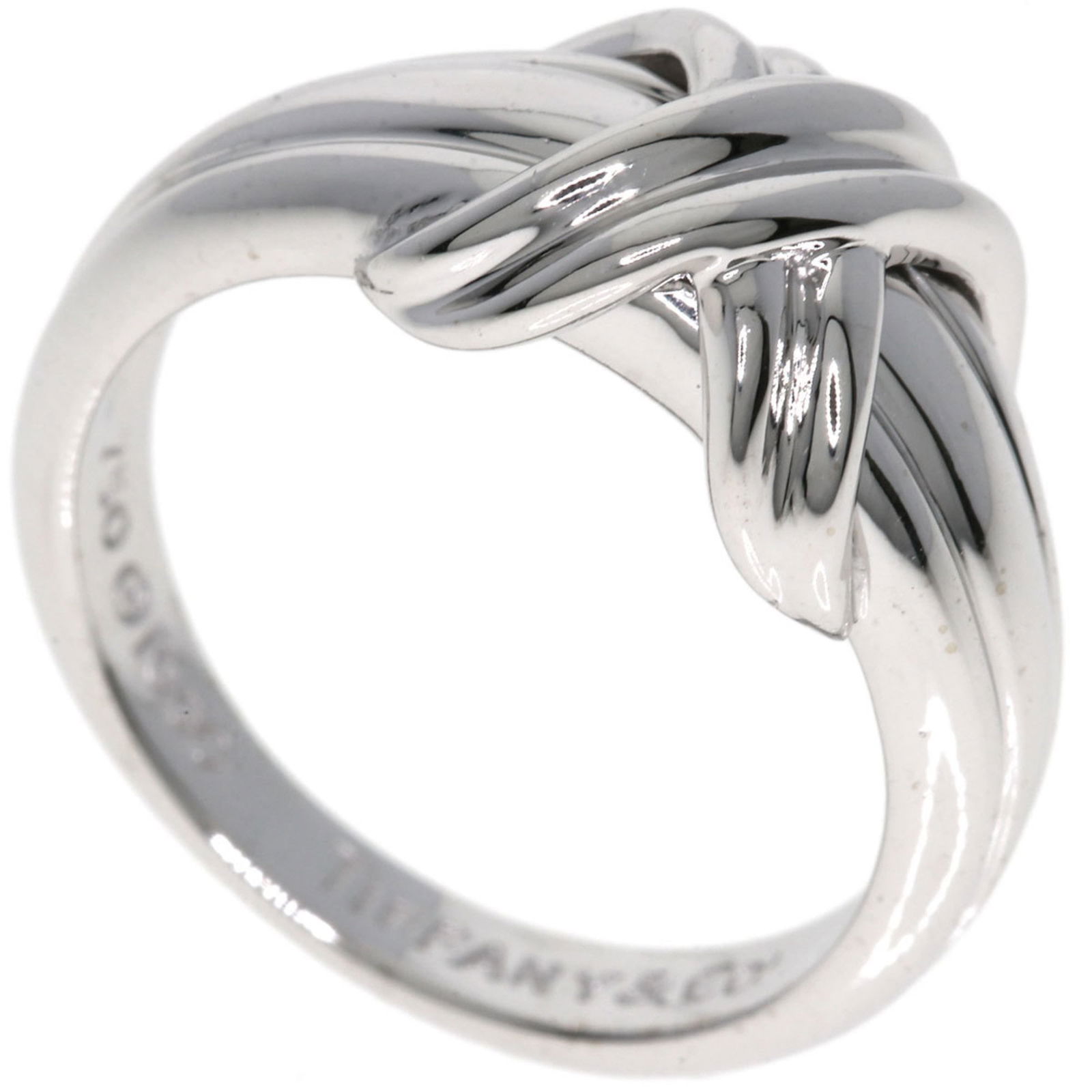 Tiffany 18K White Gold Band Ring (1 of 10)