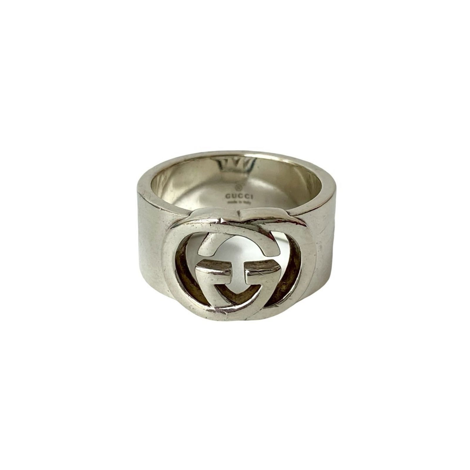 Silver 925 Gucci Band Ring (1 of 7)
