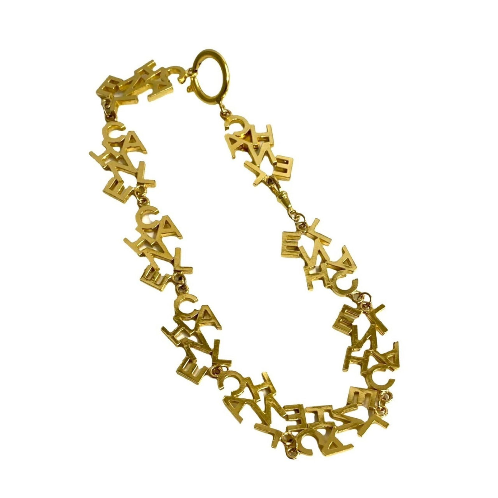 57463 CHANEL Logo Motif GP Necklace Pendant Choker Accessory Gold: 57463 CHANEL Logo Motif GP Necklace Pendant Choker Accessory Gold This listing features 57463 CHANEL Logo Motif GP Necklace Pendant Choker Accessory Gold. Item specifics are provided below. Item