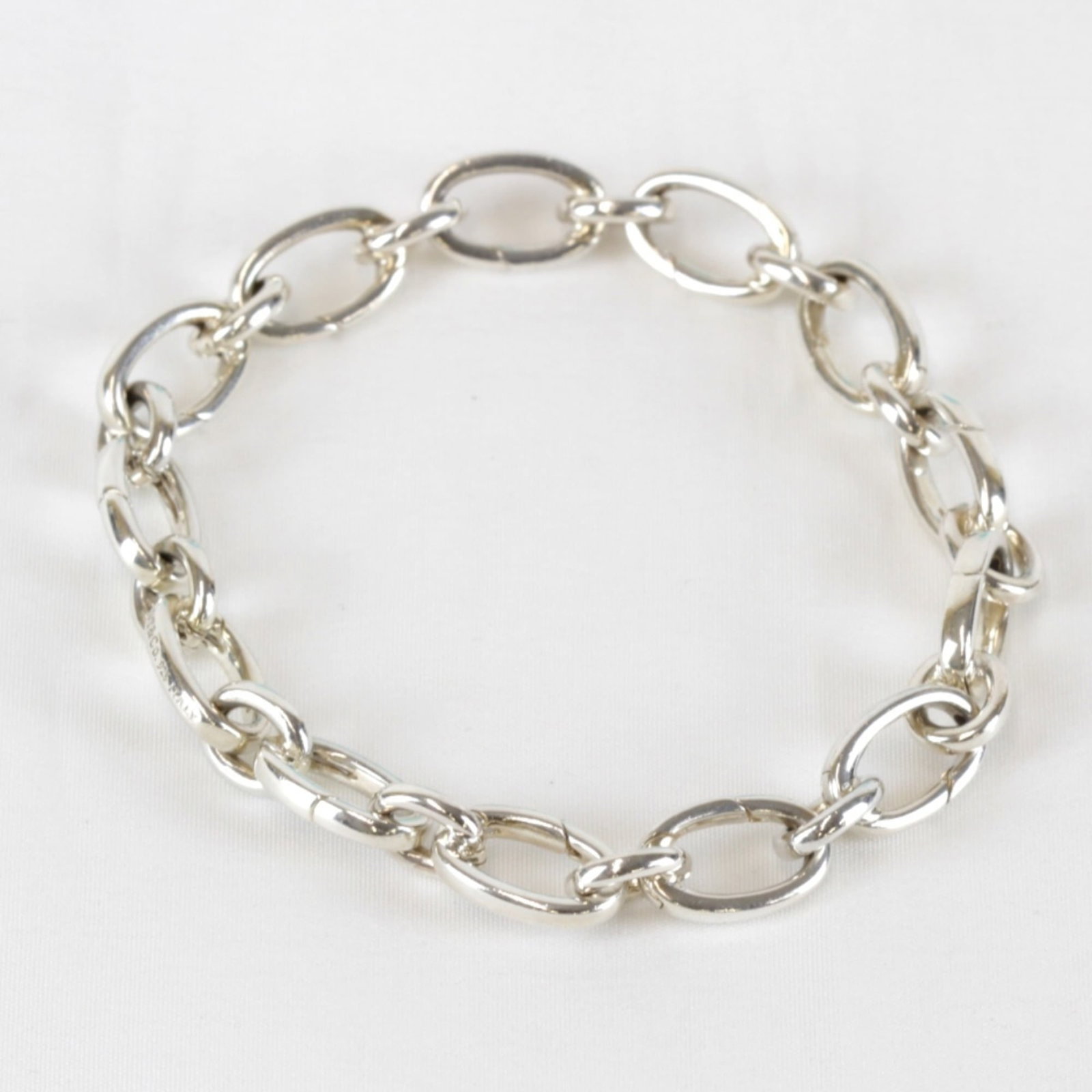 Silver 925 Tiffany Link Bracelet (1 of 9)