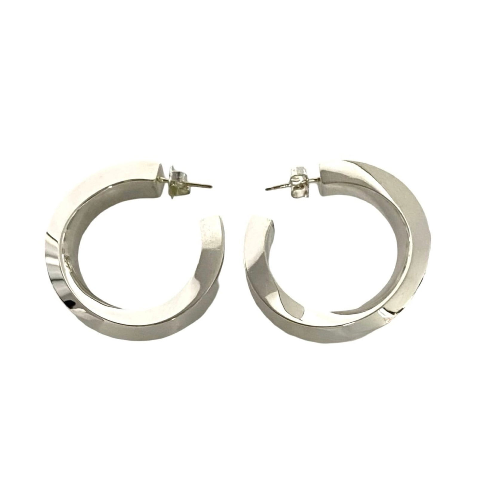Tiffany Silver 925 Hoop Earrings (1 of 4)