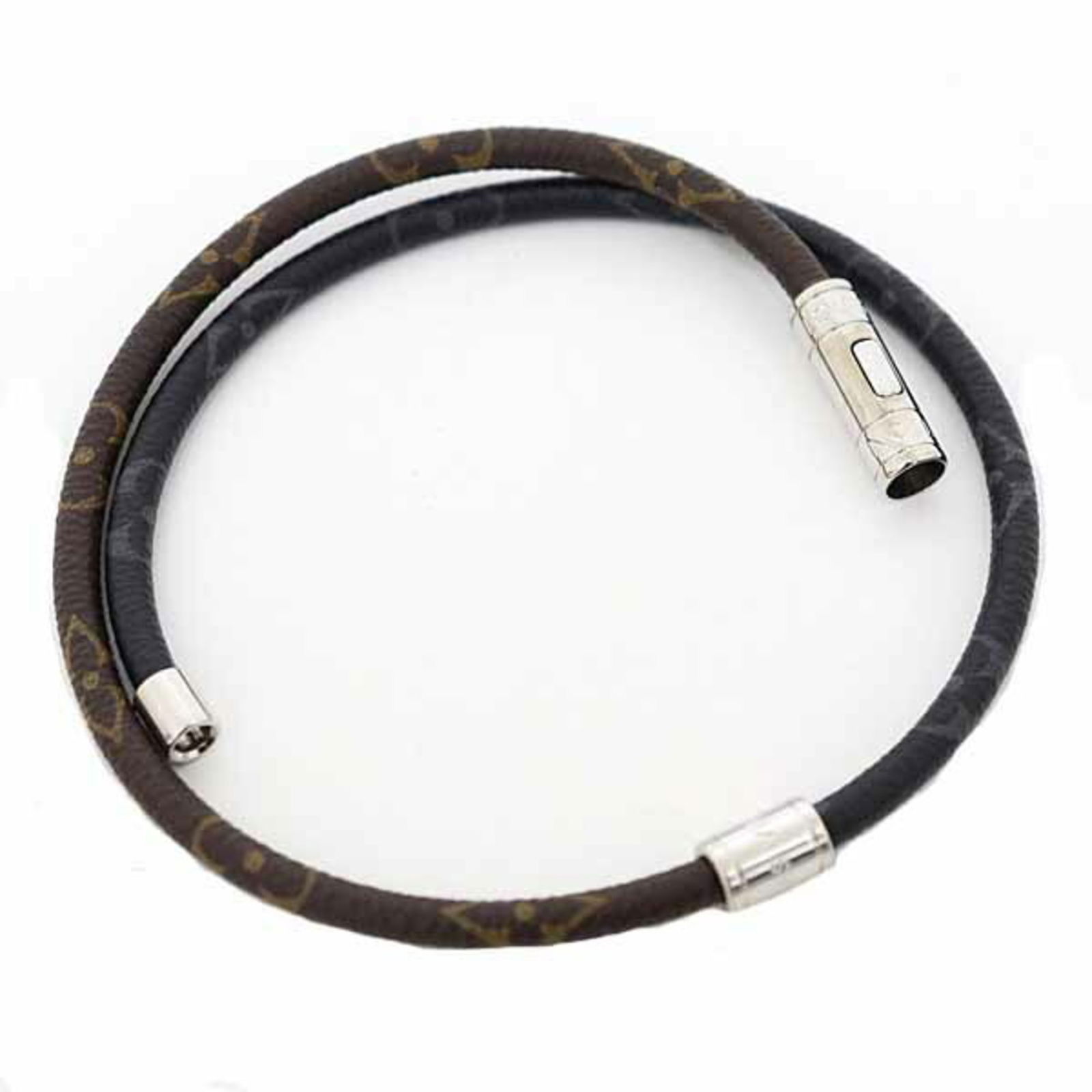 Louis Vuitton Monogram Eclipse Canvas Charm Bracelet - 4