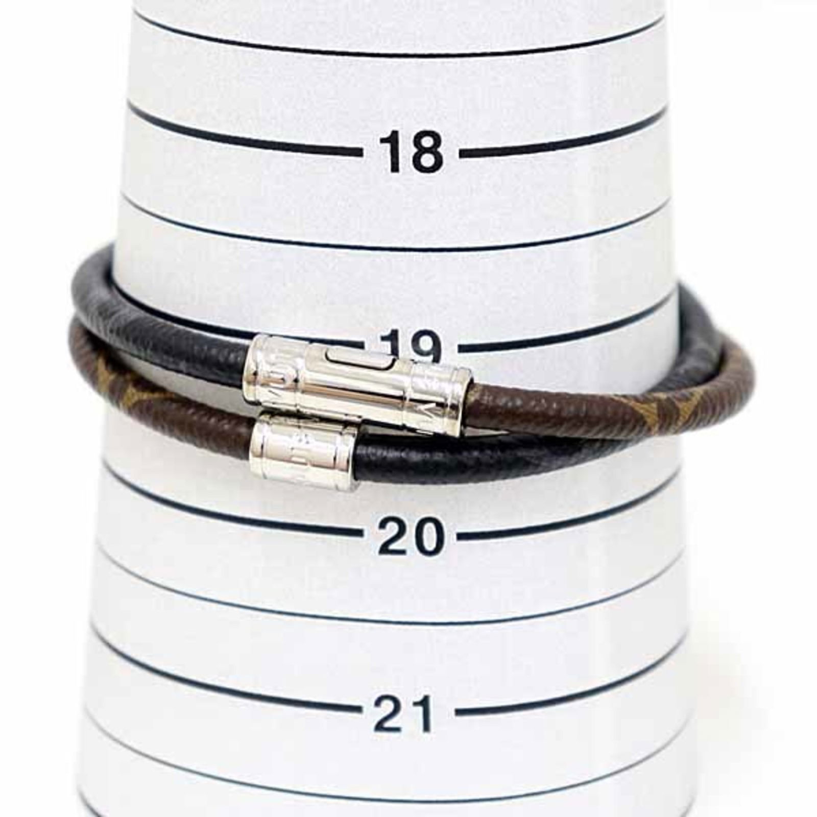 Louis Vuitton Monogram Eclipse Canvas Charm Bracelet - 5