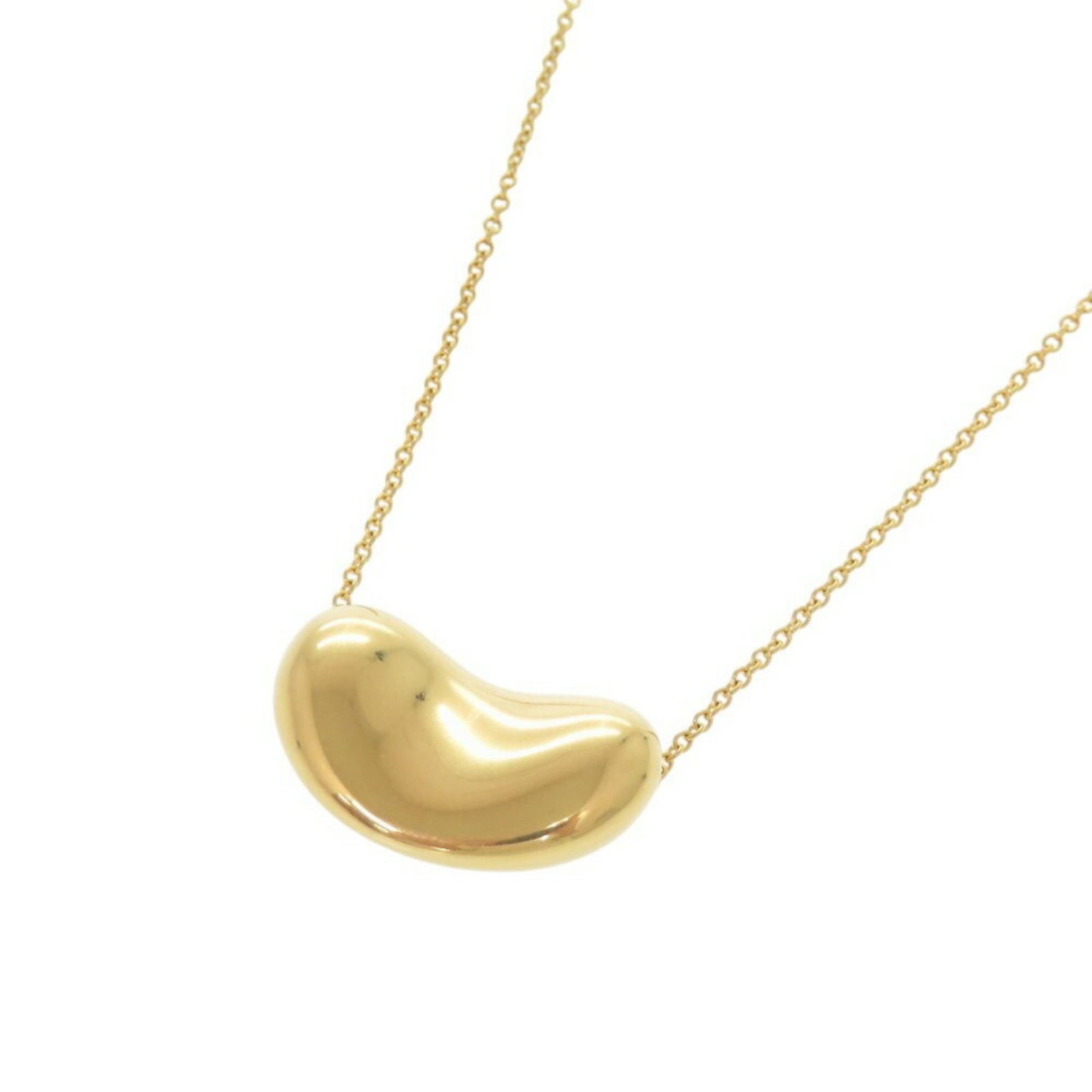 0882TIFFANY&Co. Tiffany Bean 18KYG/ 750YG Yellow Gold Necklace (1 of 7)