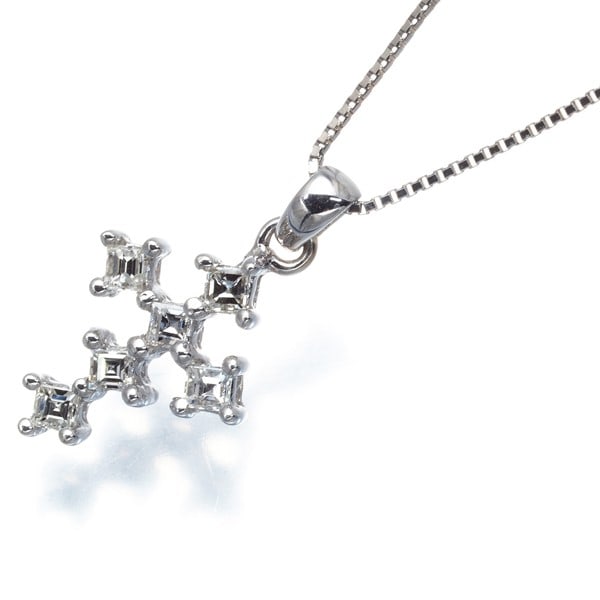 Platinum Diamond 0.20Ct Cross Necklace 18K 750 White Gold/ 900 850: Platinum Diamond 0.20Ct Cross Necklace 18K 750 White Gold/ 900 850 This listing features Platinum Diamond 0.20Ct Cross Necklace 18K 750 White Gold/ 900 850. Item specifics are provided below. Item
