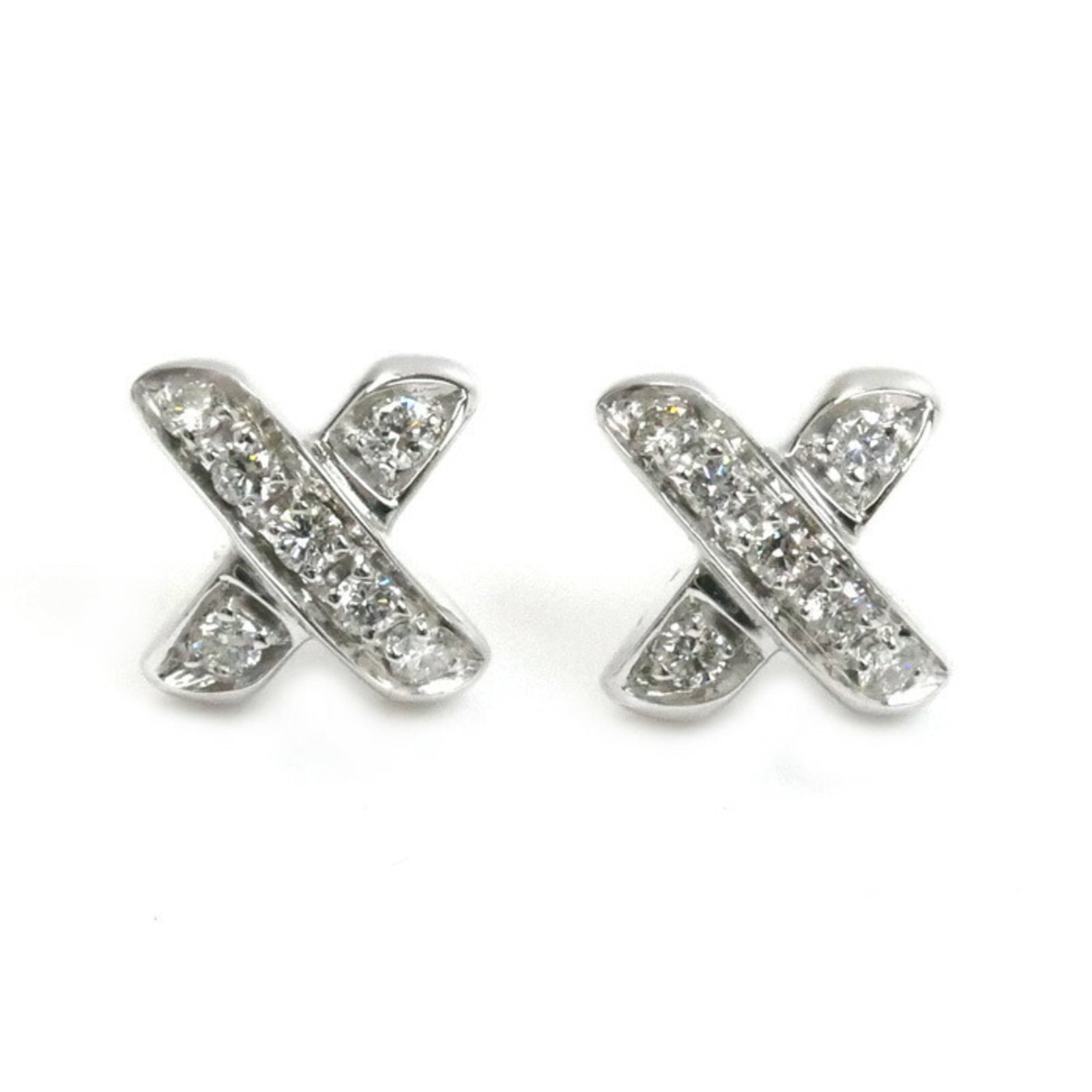 White Gold (18K) Tiffany Stud Earrings (1 of 4)