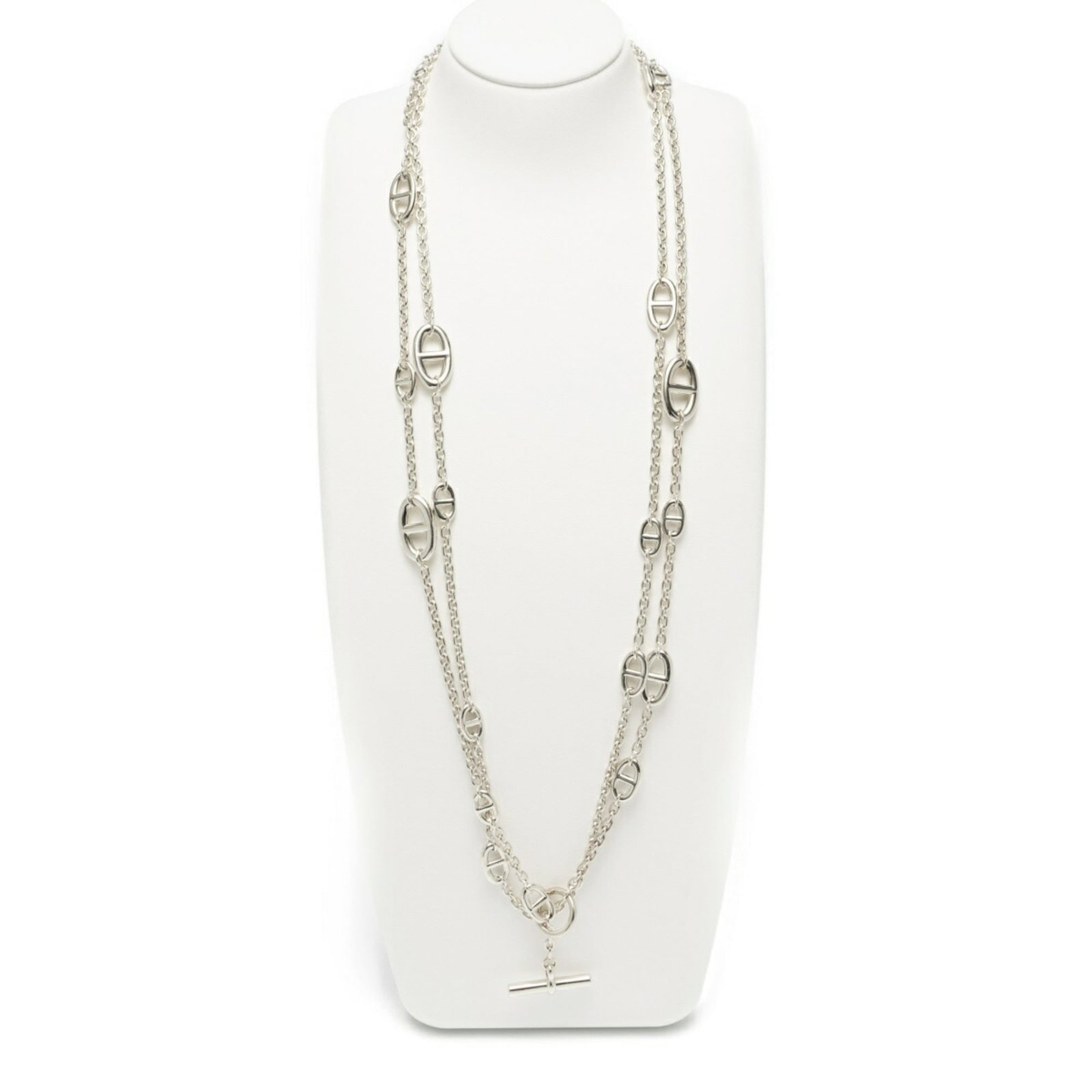 A-158174 Hermes Chaine d'Ancre Farandole 160 Necklace Sv.925 159.6cm: A-158174 Hermes Chaine d'Ancre Farandole 160 Necklace Sv.925 159.6cm This listing features A-158174 Hermes Chaine d'Ancre Farandole 160 Necklace Sv.925 159.6cm. Item specifics are provided below. Item