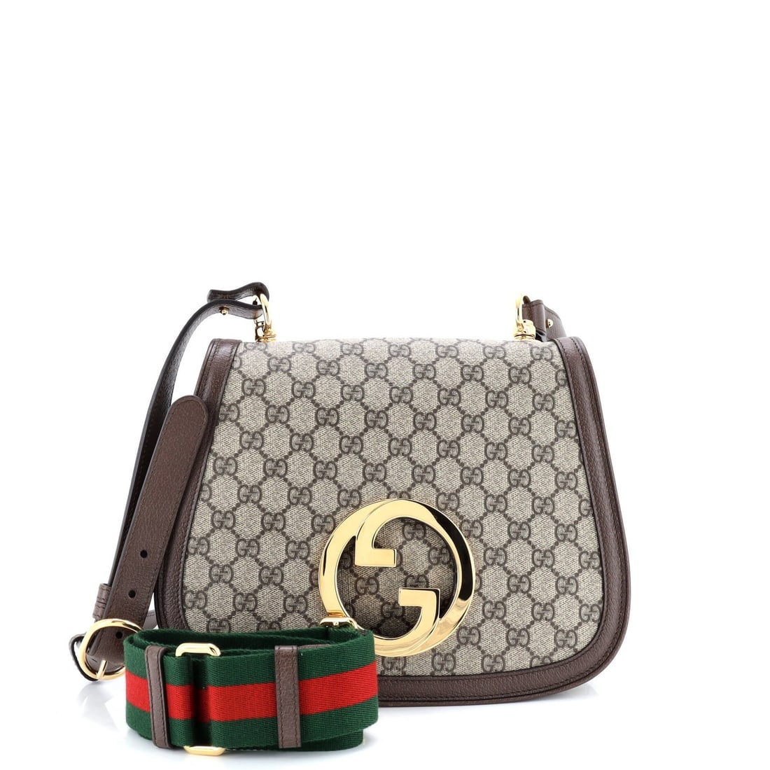 Medium Gucci Blondie NM Top Handle Bag GG Coated Canvas (1 of 6)