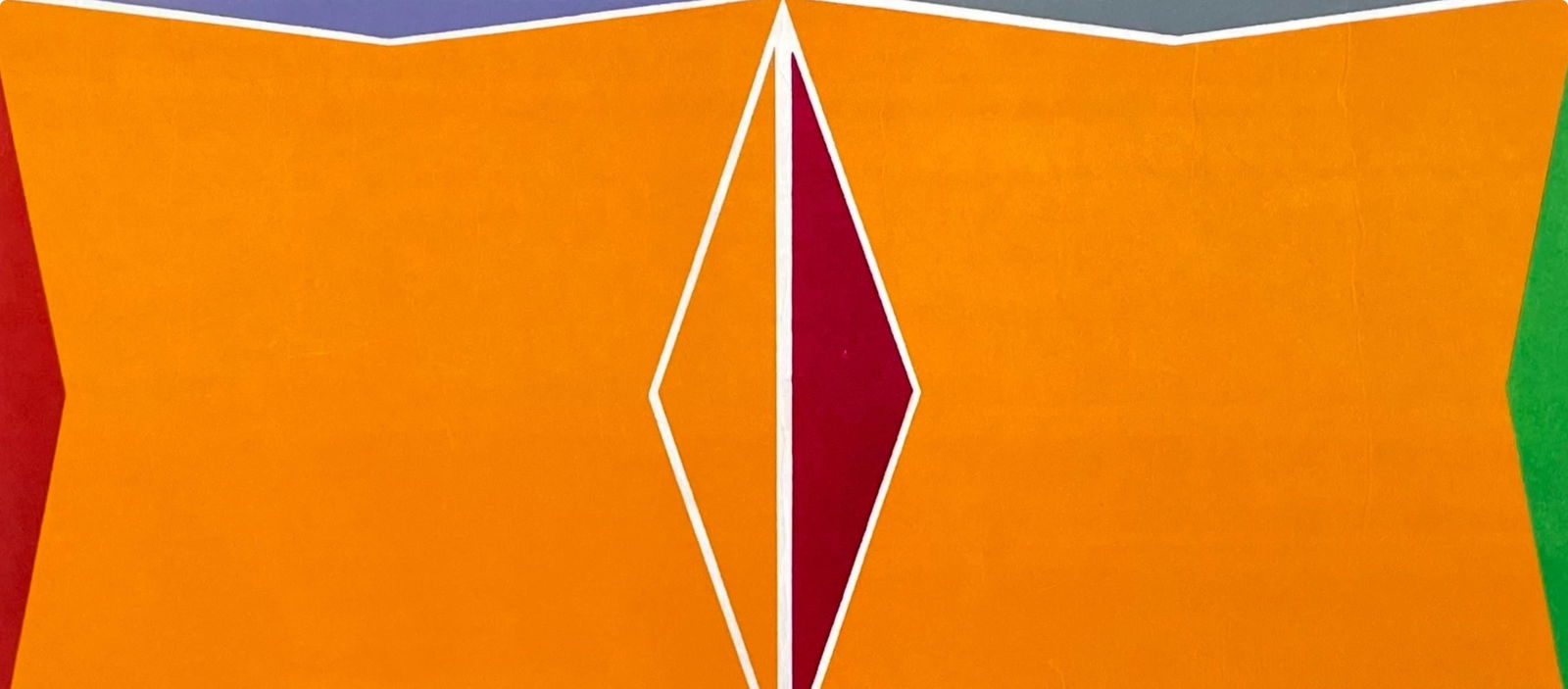 Silkscreen - Larry Zox - Two Square Composition - Signed - 2