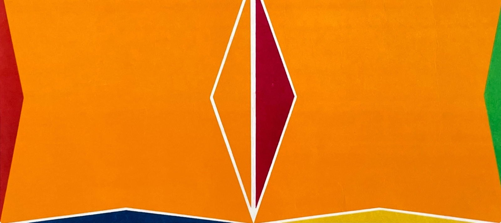 Silkscreen - Larry Zox - Two Square Composition - Signed - 3