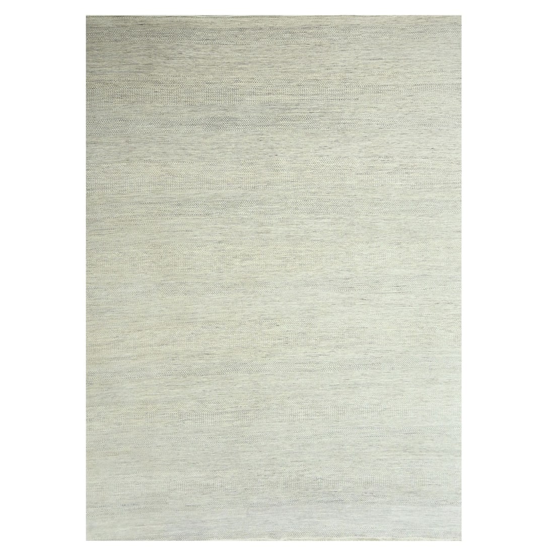 Rug 10'x14' Ivory Modern Grass Design Hand Knotted Wool and Silk Oriental (1 of 11)