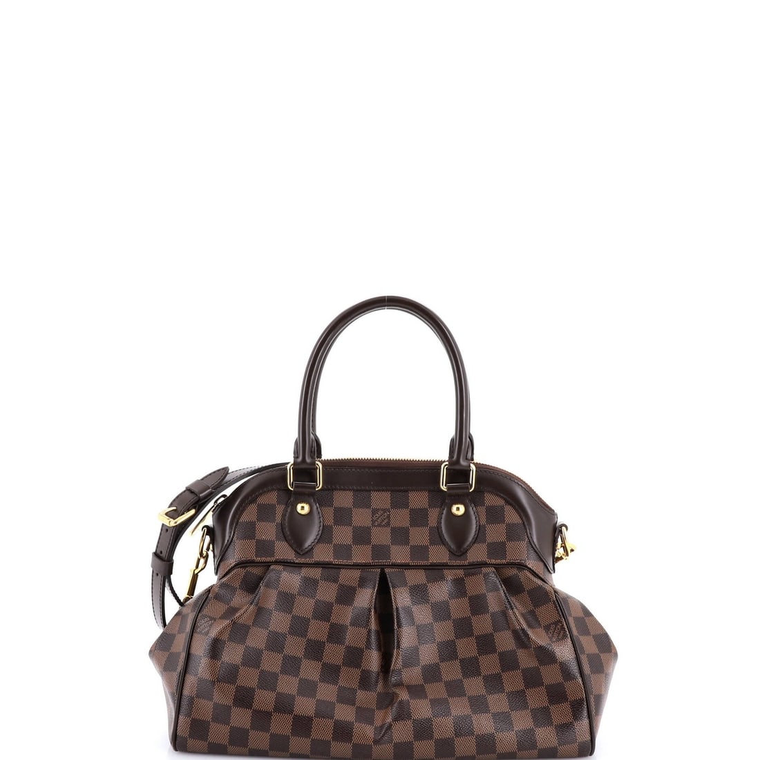 PM Louis Vuitton Trevi Handbag Damier: PM Louis Vuitton Trevi Handbag Damier This listing features PM Louis Vuitton Trevi Handbag Damier. Item specifics are provided below. Item Specifics: Brand: Louis Vuitton Exterior Material: Canvas