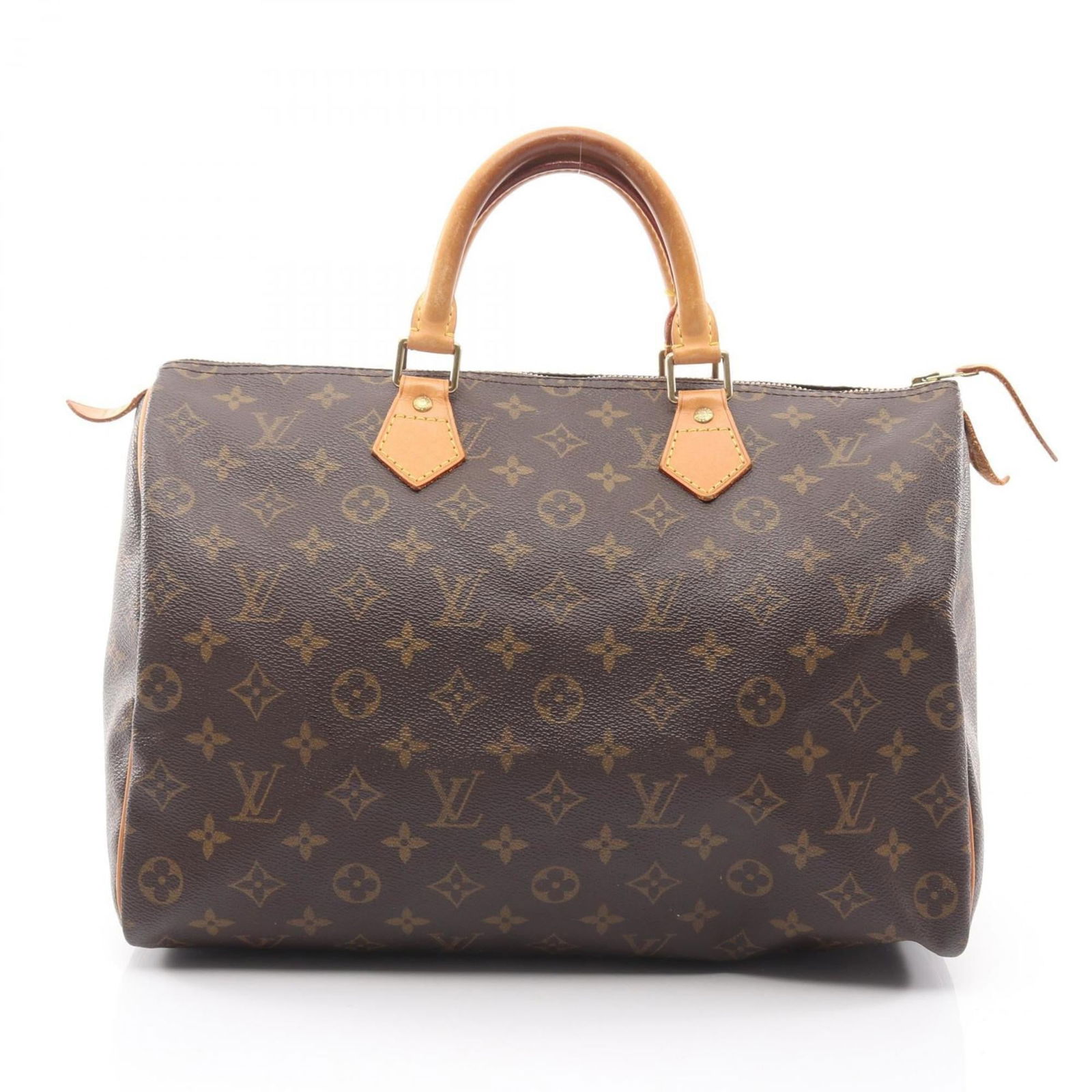 Leather - Louis Vuitton Handbag Coated Canvas - Pvc - Monogram (1 of 13)