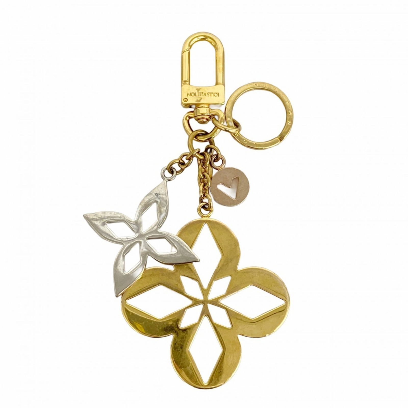 Keyring Louis Vuitton: Keyring Louis Vuitton This listing features Keyring Louis Vuitton. Item specifics are provided below. Item Specifics: Brand: Louis Vuitton Type: Keyring Gender: Women Color: Gold, Silver Size (Hxwxd):